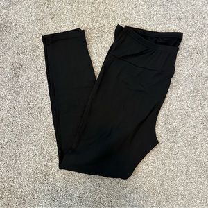 SHEIN Maternity Wide Waistband Solid Leggings